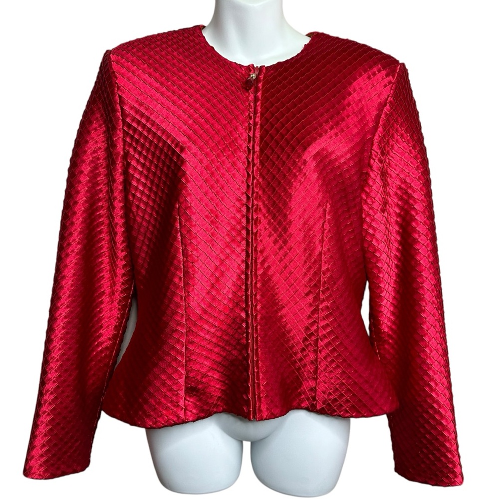 VTG Flores & Flores Aritzia Zip Textured Short Jacket Blazer Beautiful!